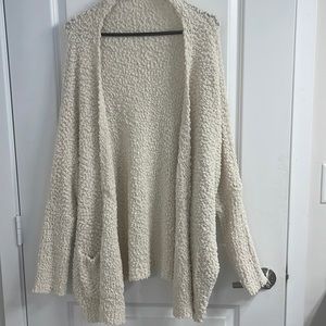 Chunky Cream Plus size Cardigan!